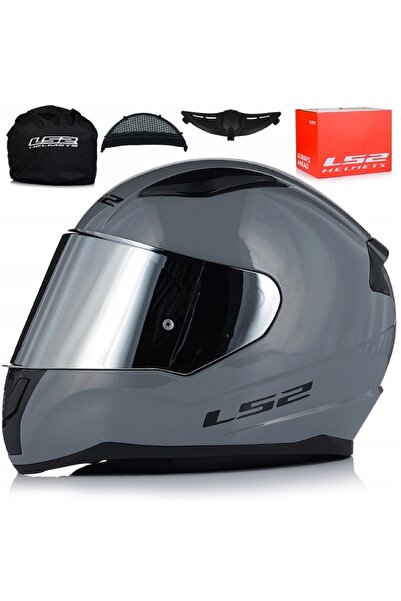LS2 RAPID II NARDO GRİ MOTOSİKLET KASKI GRİ CAMLI