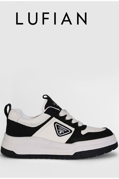 Lufian Jennifer 122230018   Pantofi unisex din piele neagră - pantofi sport