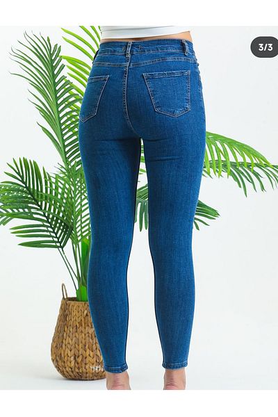 couis High Waist Ankle Leg Lycra Jeans