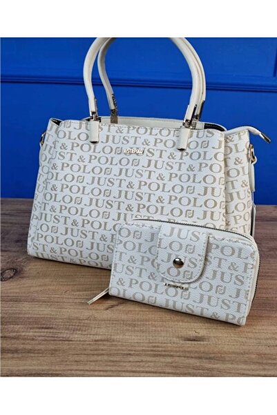 Just Polo Justpolo Original Monogram Printed Handbag Wallet Suit Tyc00Et2120