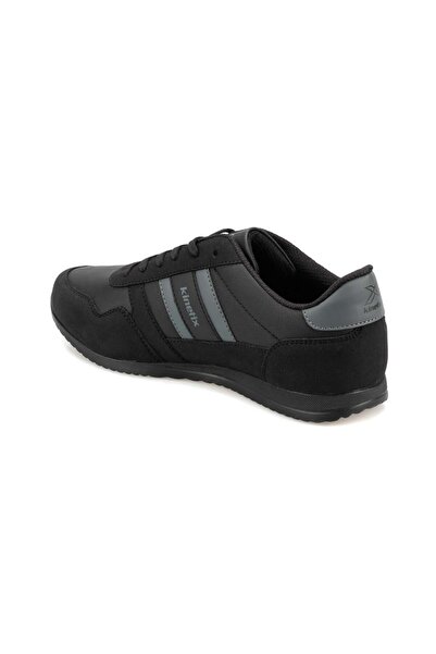 Kinetix Carter Pu Unisex Sports Shoes Black-gray