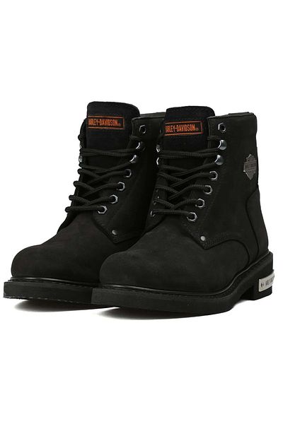 Harley Davidson Ανδρικές μαύρες μπότες Nubuck Gibson