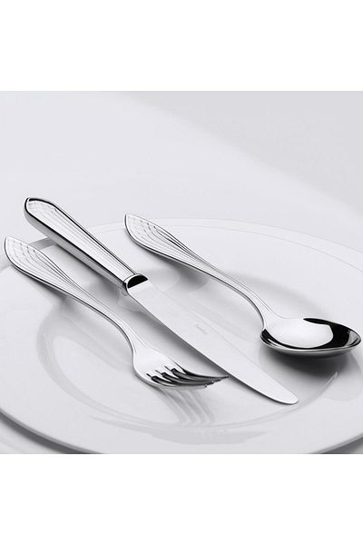 Jumbo 4100 84 Piece Fork Spoon Knife Set for 12 Persons