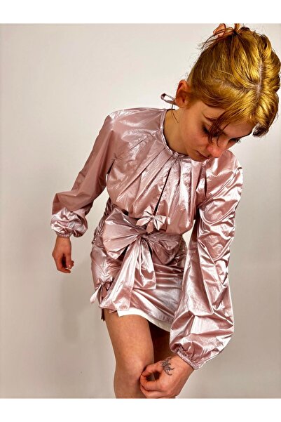 Yasminyes Özeldikim parlak etek bluz abiye takım