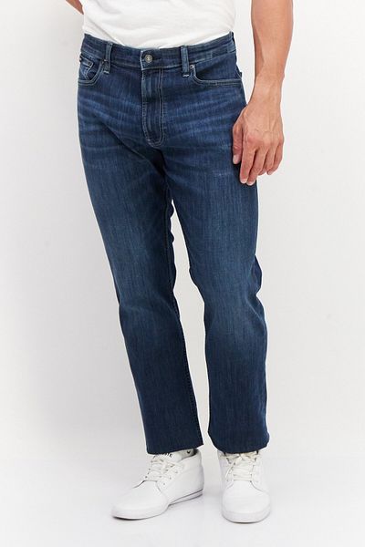 Calvin Klein Men Slim Fit Wash Stretchable Denim, Navy