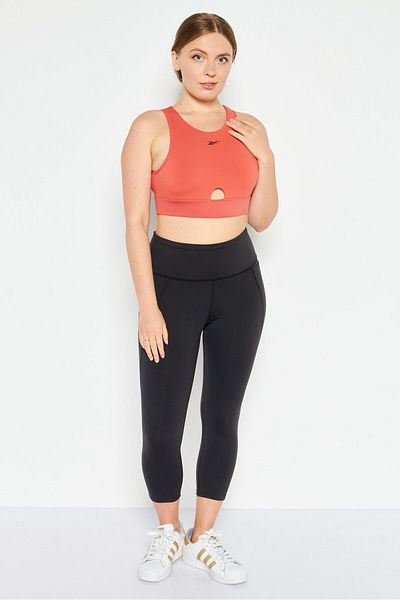 Reebok Women Padded Training Sports Bra, Coral