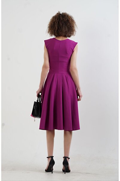 Zelish My Sister Міді-сукня з плісированою спідницею