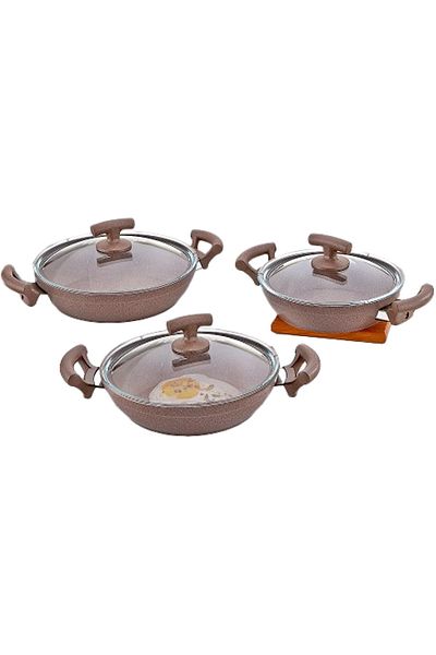 SAFLON picata set 6 pieces 
18 cm
20 cm 
22 cm
