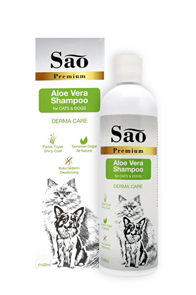 Sao Premium Aloe Vera Özlü Kedi Ve Köpek Şampuanı 400 ml