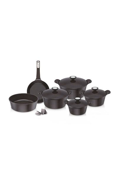 NEOFLAM Extrema 10 Piece Cookware Set, BLACK