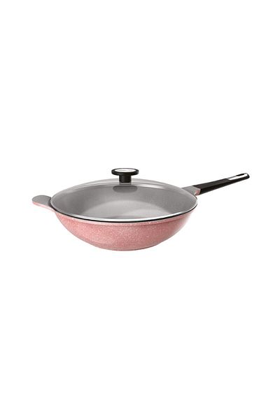 NEOFLAM Extrema granite frying pan, 34 cm, pink