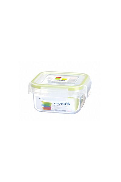 komax Square Korean Plastic Container. Capacity 300 ml