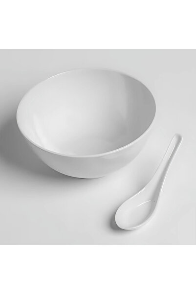 Trust Pro 15-Piece Melamine Soup Set 10 Inch White; Serve 6 People W15ST