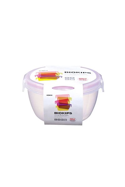 komax ROUND PLASTIC CONTAINER 800 ML