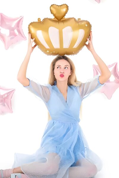 Bkmc بالون فويل على شكل تاج سلطان