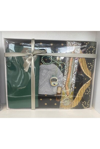 ZENGİN Mevlid ,Çeyizlik 7li Hediye Seti  (Seccade, Tülbent,Takke, Misvak , Es...