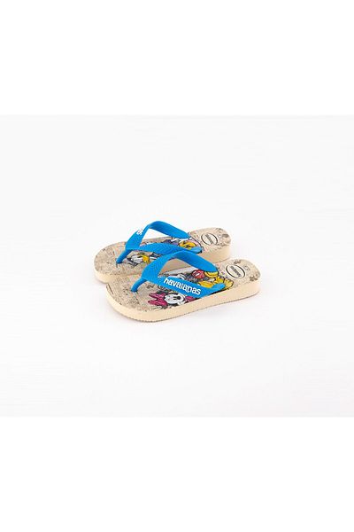 Havaianas صندل ديزني أنيق للجنسين، باللون البيج والفيروزي