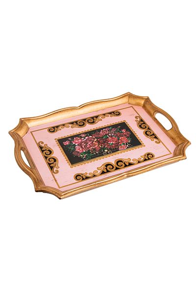 Dania wood serving tray classic design 53 cm