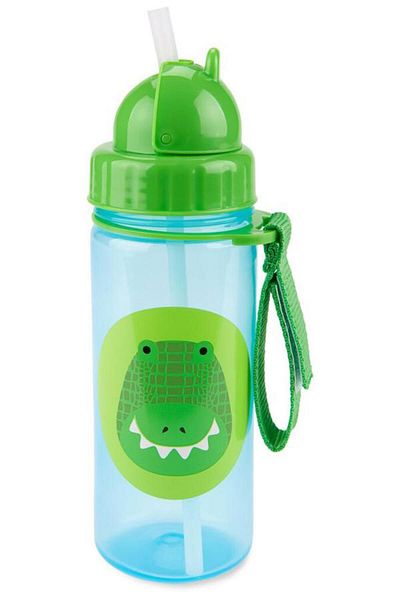 Carter's Carters Skip Hop Crocodile Water Bottle with Straw