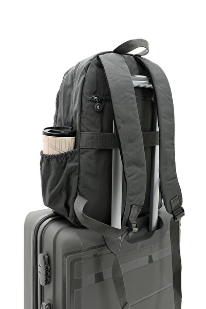 Çanta Trend Sanmorris Unisex Waterproof Fabric School Travel Backpack with Laptop Compartment