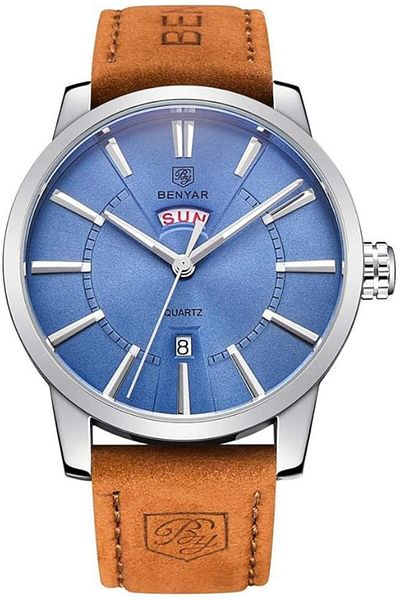 Benyar Casual Watch For Men Analog Genuine Leather - BY-5111M