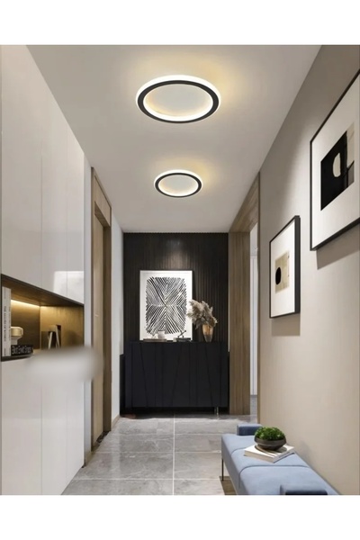 N Naturel Aydınlatma 30cm Dekoratif Led Armatür Avize / Içe Ve Dışa Işık / 3 ...