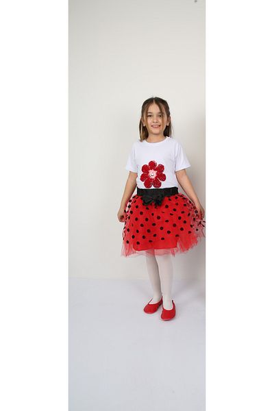 Ümiteks world of clothes April 23 Set - Outfit: Red Black Lantern Skirt and Red Papaya Bodysuit