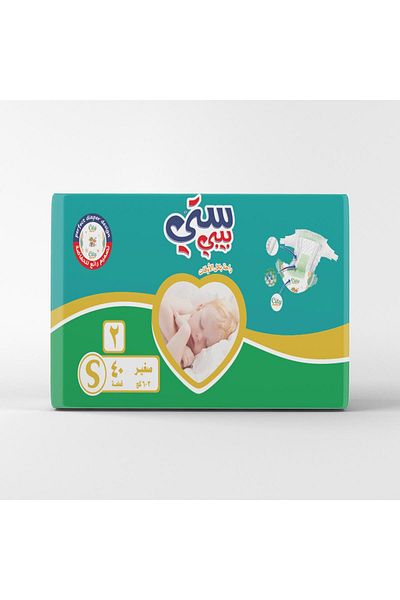 CITY BABY Diapers Size 2 - Small - 3 to 6 kg - 40 Pcs