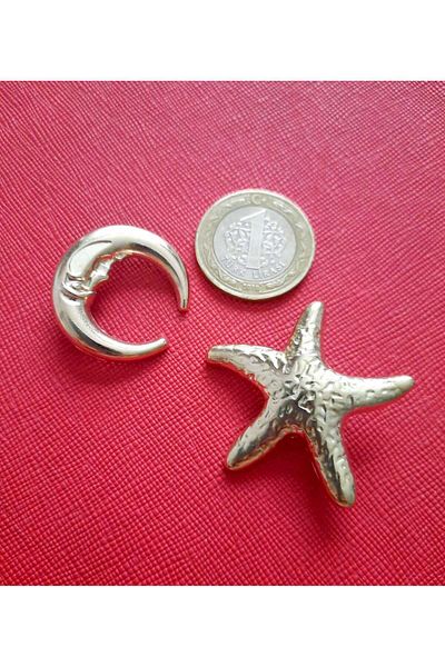 İMREN AKSESUAR Large Size Gold Color Button Set (Coat, Jacket, Vest)