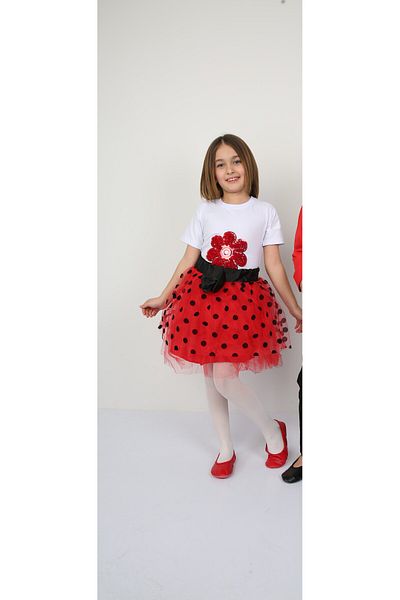 Ümiteks world of clothes April 23 Set - Outfit: Red Black Lantern Skirt and Red Papaya Bodysuit
