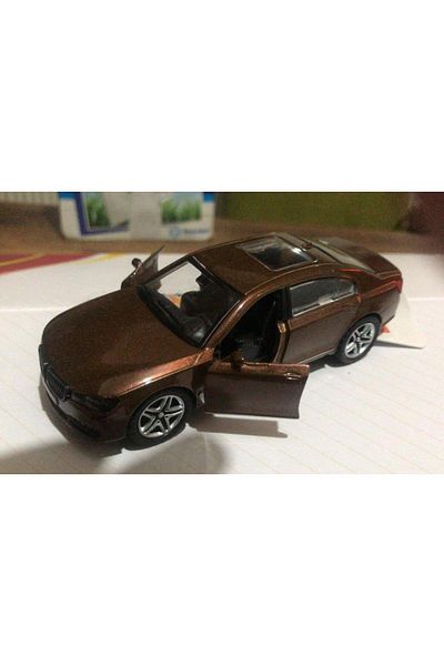 Sunman Toy Metal Model Car Flip Door 1/36 Pull Drop Coffee Bmw