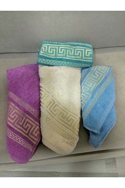 Lider MAGNESİA 50x90 4 τεμάχια Sleeneli Πετσέτες χεριών & προσώπου