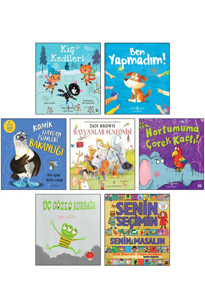 TÜRKİYE İŞ BANKASI KÜLTÜR YAYINLARI Üç Gözlü Kurbağa Hortumuma Çörek Kaçtı Ko...