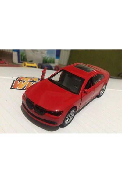 Sunman Toy Metal Model Car Flip up Door 1/36 Pull Drop Red Bmw