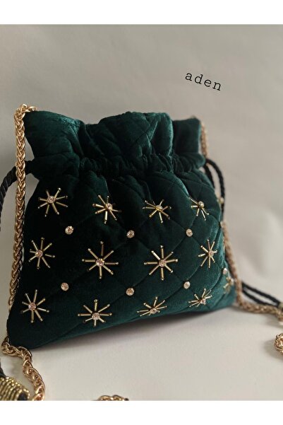 RANYALMN Boncuklu bucket çanta