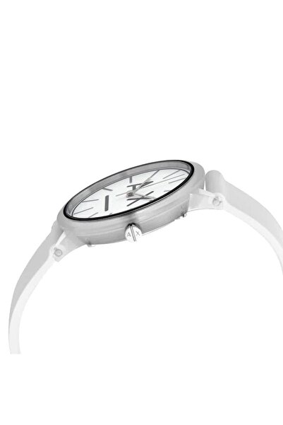 Armani Exchange Women's Three-Hand Clear-Tone Nylon Watch AX5557