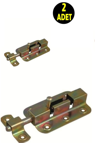 usin 2 ADET Aç Kapa Yaylı  Sürgülü Dolap Kapı Pencere Arkası Metal Mavzer Kil...