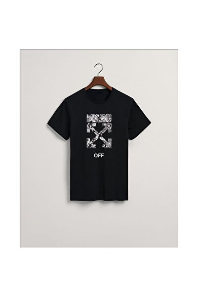 MarkaTurko Street Style Black Special Design Cotton Unisex T-Shirt 1505-59