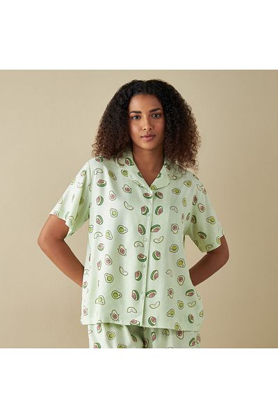 FAV All-Over Print Shirt and Shorts Set