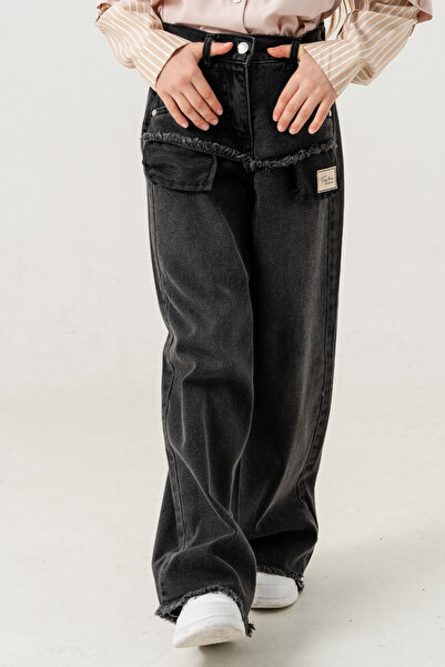 GİYİCEM TEKSTİL Blugi pentru fete cu căptușeală în exterior