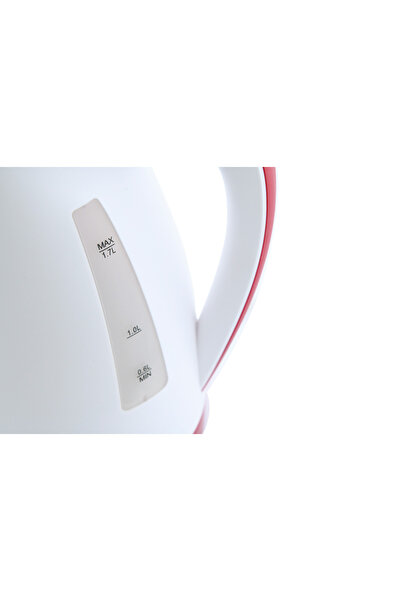 JANO Electric Cordless Kettle, 2200w, White/red