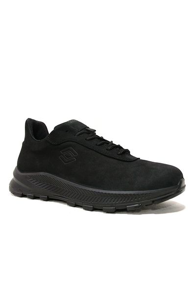 Scooter Black Lace-Up Anatomical Comfort Shoes