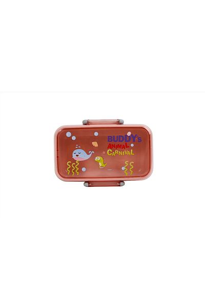 the midi Babadi 600ml Children's Lunch Box - Fun Cartoon Design - 2 Set