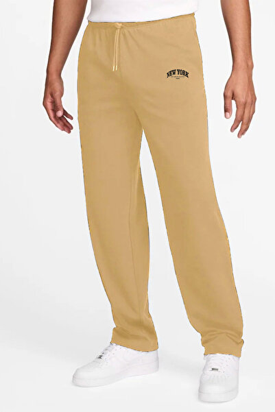 Superlife Ανδρικό παντελόνι με στάμπα New York με κανονική εφαρμογή SPR25EA01