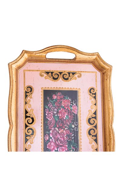 Dania wood serving tray classic design