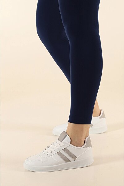 ALTUNTAŞ Unisex Spor Ayakkabı Sneaker Günlük Spor Ayakkabı  Gri  1 BEDEN BÜYÜK TERCİH EDİNİZ
