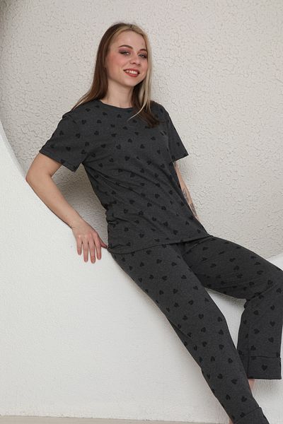 VariaMart Long Sleeve Summer Pijamas Suit