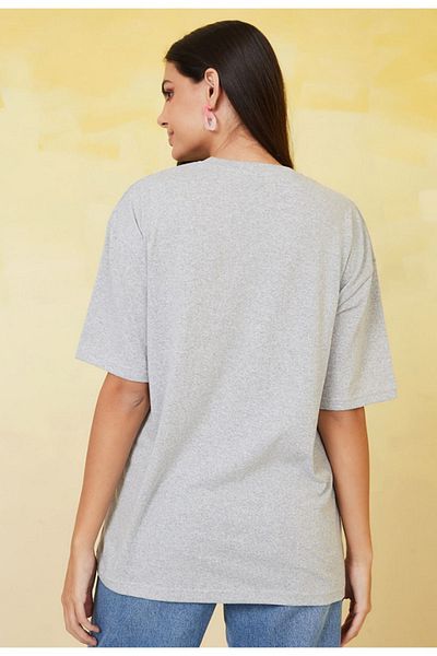 Frisson drugs are bad Printed Oversize Cotton T-shirt