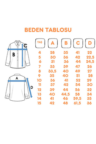 GİYİCEM TEKSTİL Cămașă cu guler pentru fetiță 3162