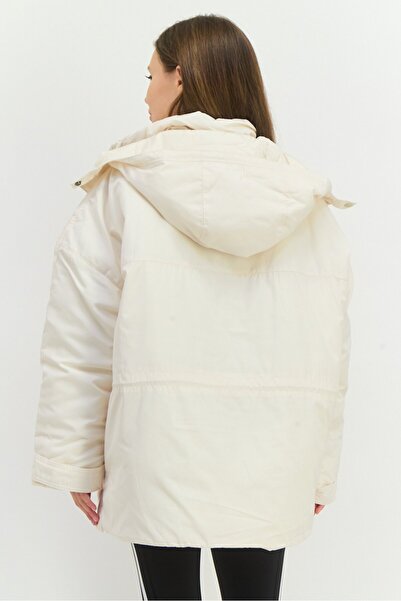 adidas Women Sportswear Fit Long Sleeve Outdoor Jackets, Off White